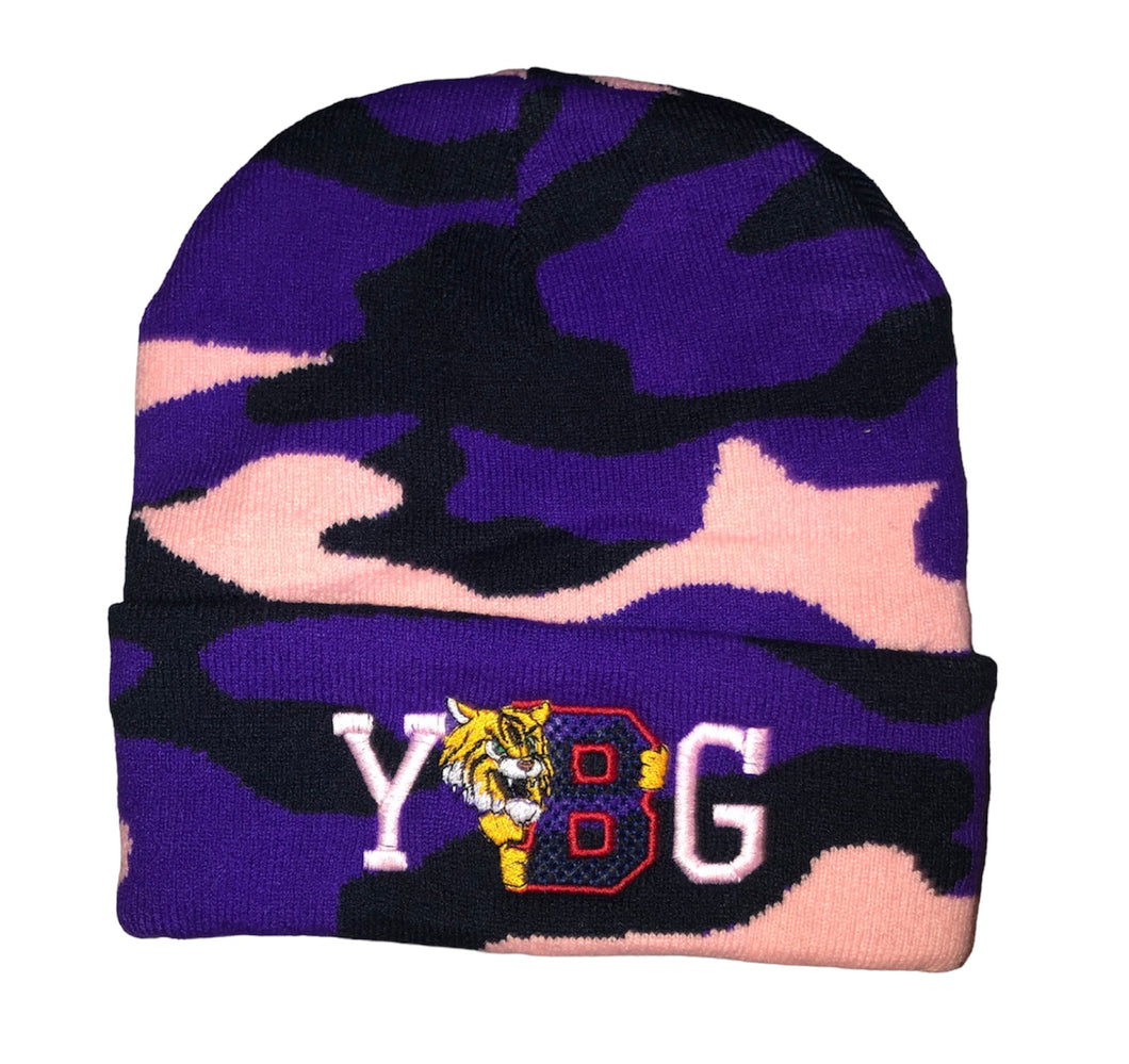 YBG PURPLE BEANIE